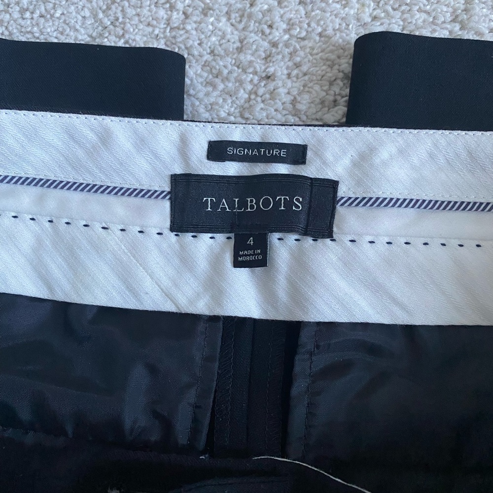 Talbots Black Signature Women's Trousers - Picture 4 of 7